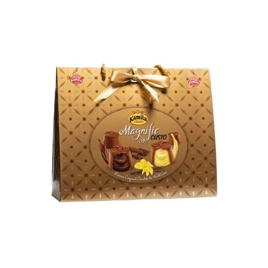 Bomboane de ciocolata Kamila Magnific Gold Chocolate Gift Box, 300g Engros