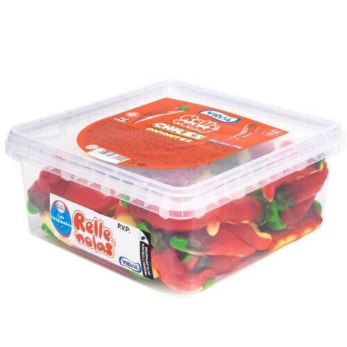 Bomboane gumate cu jeleu de fructe si chili, Vidal, 795g, 75 bucati Engros
