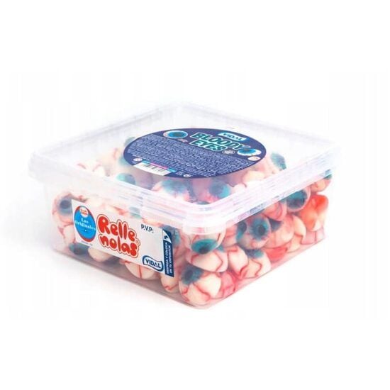 Bomboane gumate cu jeleu Vidal Bloody Eyes 795g, 75 bucati Engros