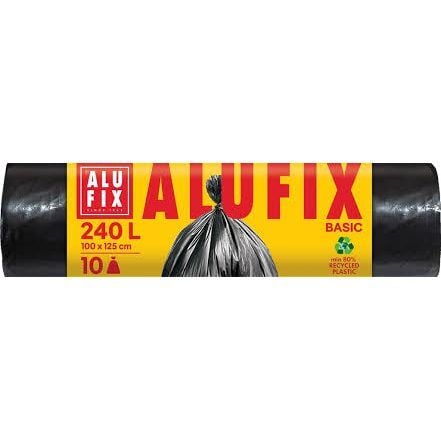 Saci menajeri 240L, 100x125cm 10buc/rola, Alufix Engros