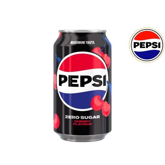 Băutură răcoritoare Pepsi Cherry zero zahăr, 330ml, SGR, IMP Engros