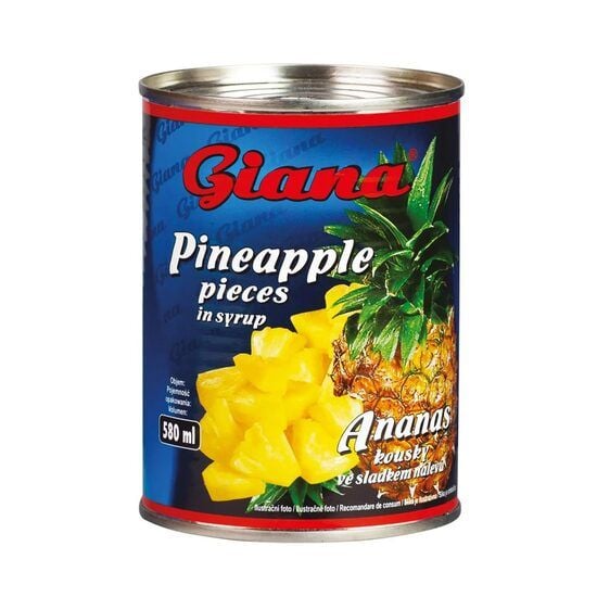 Ananas bucati in sirop, Giana, 580ml Engros