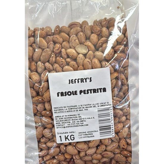 Fasole pestrita Jeffry\'s, 1kg Engros