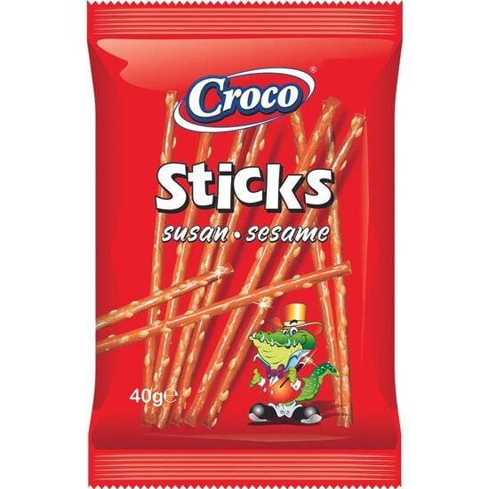 Sticksuri cu susan Croco, 40 g Engros