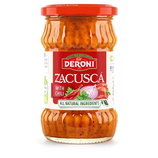 Deroni Zacuscă Picantă cu Ardei Roșii Jalapeno 300g Engros