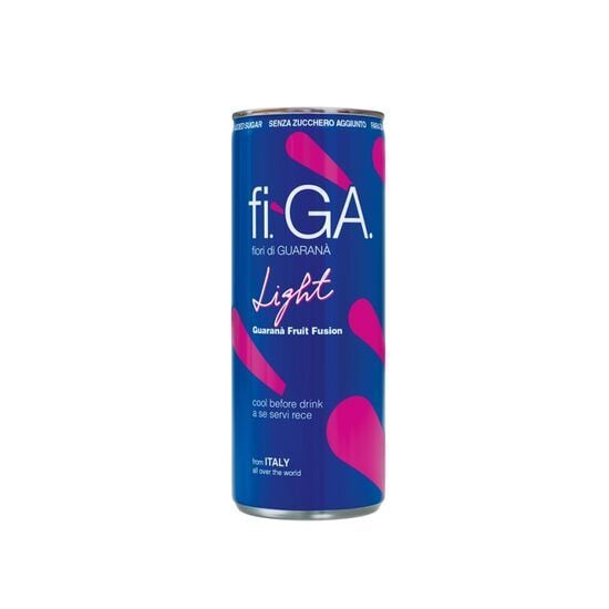Bautura Carbogazoasa Fi-Gà Guarana Light, Doza, 0.25l, SGR Engros