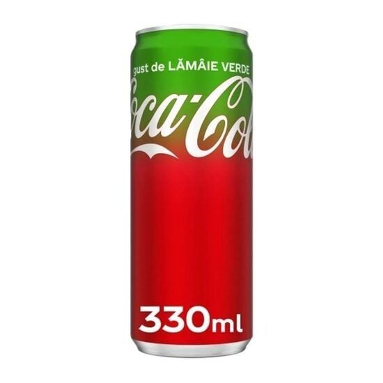 Bautura racoritoare carbogazoasa cu lime Coca Cola, RO/SGR, doza 0.33 ml Engros