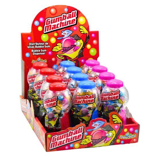 Funny Candy - Set 12 Dispenser de guma de mestecat Funny Candy, 40g Engros
