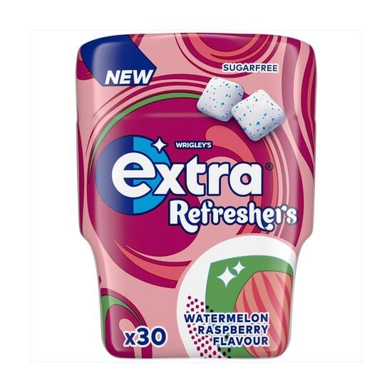 Orbit Refresher\'s Watermelon guma de mestecat cu aroma de pepene rosu, 30 buc, 67 g Engros