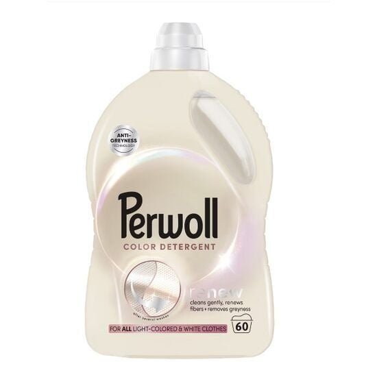 Detergent lichid pentru rufe Perwoll Light Colors, 60 spalari, 3000 ml Engros