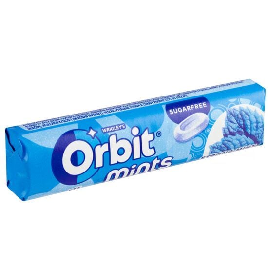 Orbit Mints Candy Strong Mint, fara zahar, 28g, Import Engros
