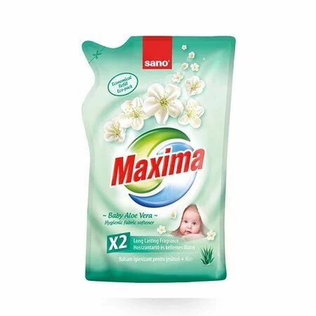 Rezerva balsam de rufe cu Aloe Vera Maxima Baby, 1 litru, Sano Engros