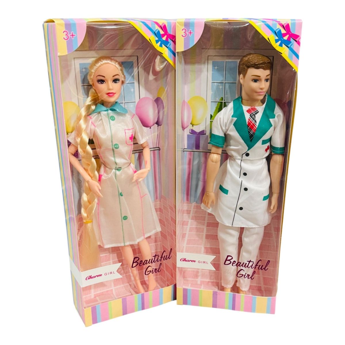 Papusa articulata Doctor/Doctorita, Beautiful Girl, 32×12cm, en-gros