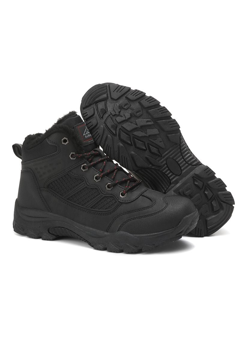 Bocanci Imblaniti Barbat, Piele Ecologica, Inchidere Sireturi, Engross, Marimi 40-45, 8buc/bax