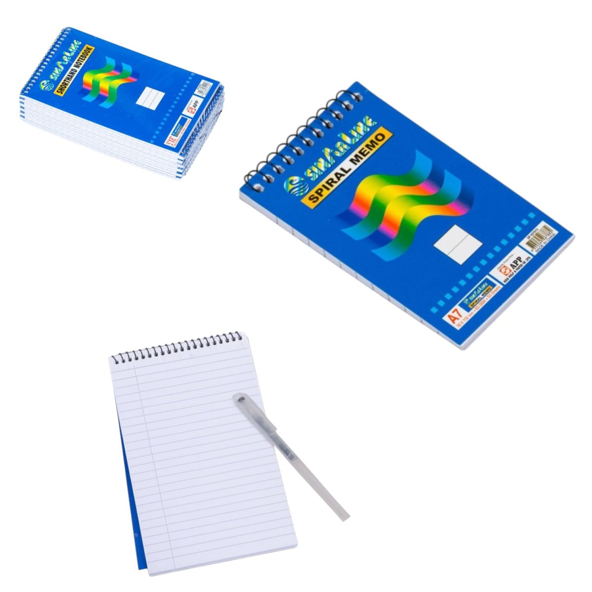 Carnetel 12/set cu Spirala A7, Dictando Notebook Engros