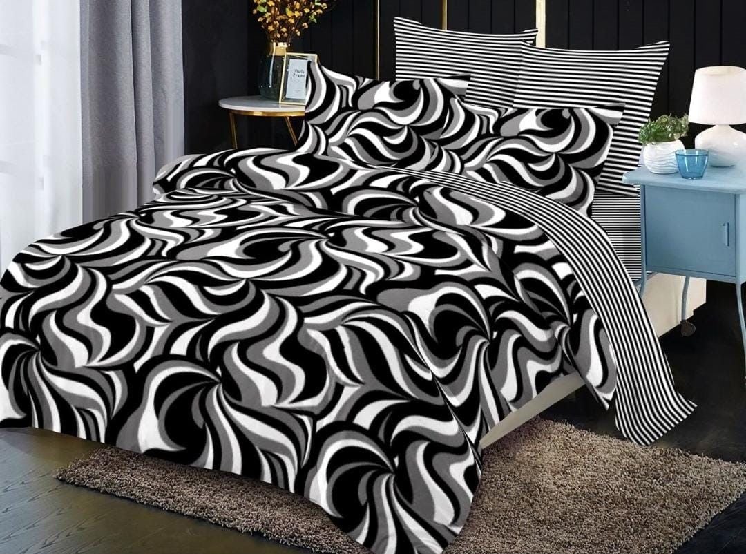 Set Lenjerii En-Gros, 6 Piese, Din Bumbac Premium tip Finet, 200x230cm