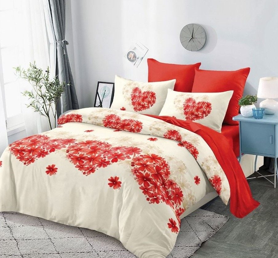 Set Lenjerii En-Gros, 6 Piese, Din Bumbac Premium tip Finet, 200x230cm