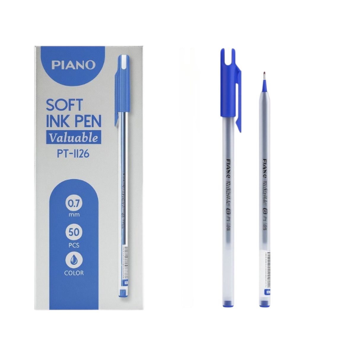 Pix cu Gel 50/set Piano 14cm, Culoare Albastră Engros