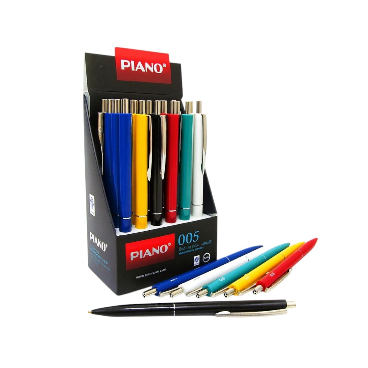 Pix cu Mecanism 24/set Piano 005, 14cm Culoare Albastra Diferite Culori Engros