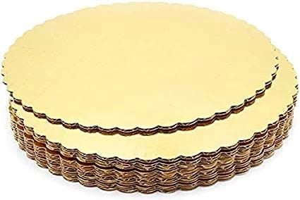 DISCURI AURIU-NEGRU FLOARE 22CM (100 BUC/SET)