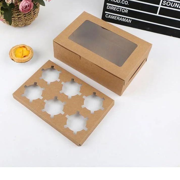 CUTII AURII PENTRU BRIOSE CU INSERTIE 18X18X9CM(4BRIOSE)-(50BUC/SET)
