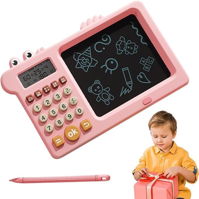 Tableta de scris pentru educatie timpurie, multifunctionala,cu calculator integrat 6511110047709 Engros