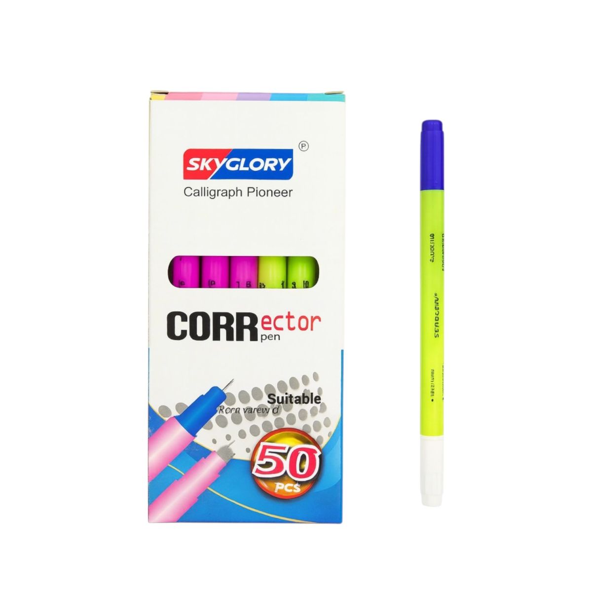 Pic 14cm cu Doua Capete pentru Stergere si Corectare 50/set Engros