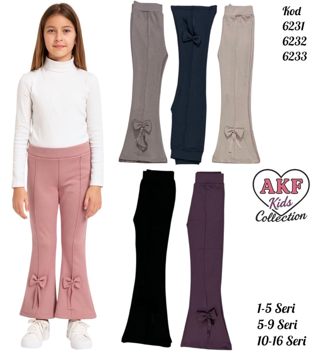 Colanti de fete evazati 1-5 si 5-9 si 9-16 ani Engross