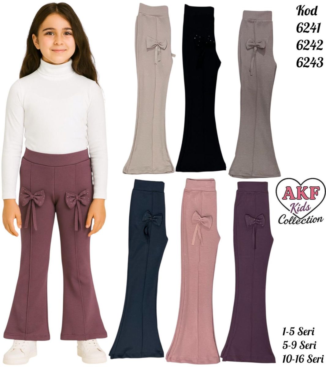Colanti de fete evazati 1-5 si 5-9 si 9-16 ani Engross