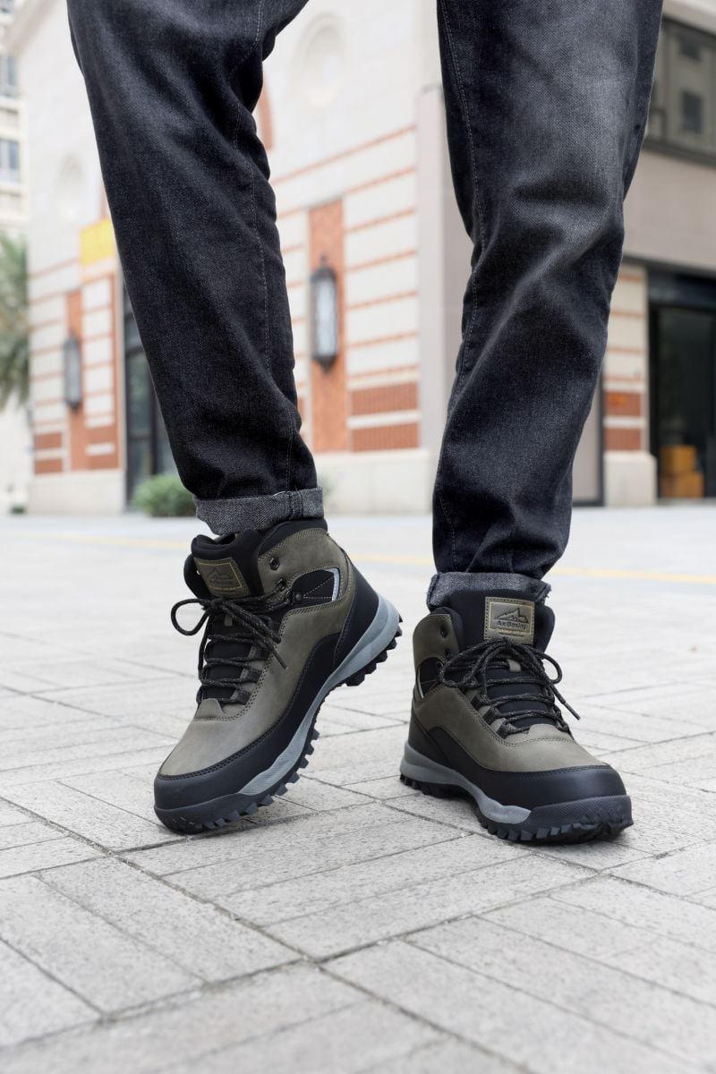 Ghete Barbat, Casual-Sport, Imblanite, Pile Ecologica, Inchidere SIret, Marimi 40-45, 8buc/bax kaki