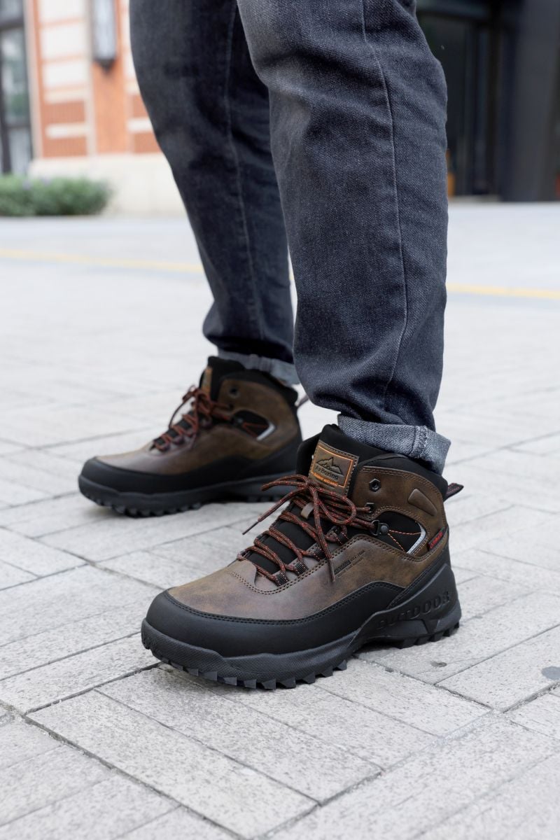 Ghete Barbat, Casual-Sport, Imblanite, Pile Ecologica, Inchidere SIret, Marimi 40-45, 8buc/bax maro