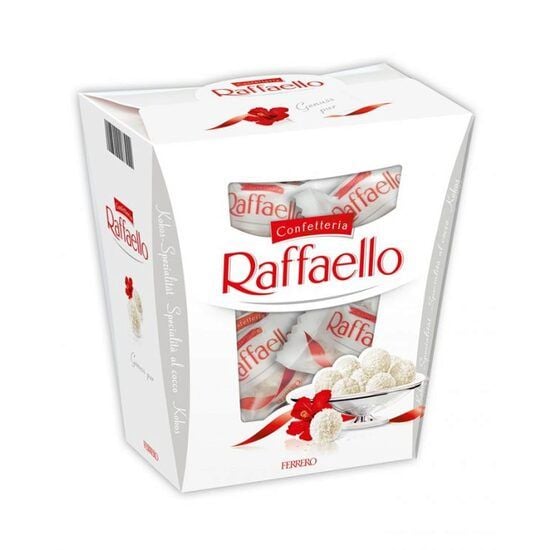 Praline crocante cu nuca de cocos si migdale Raffaello T23, 230g Engros