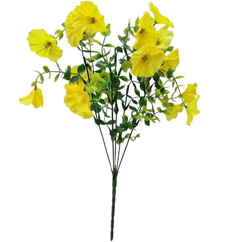 Buchet floare artificiala Petunie engros 5 fire 34 cm lungime