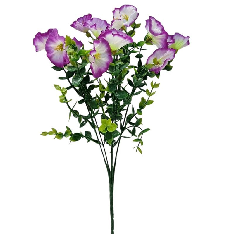 Buchet floare artificiala Petunie engros 5 fire 34 cm lungime