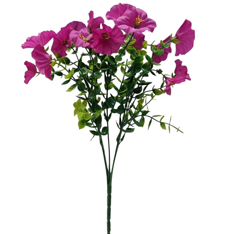 Buchet floare artificiala Petunie engros 5 fire 34 cm lungime