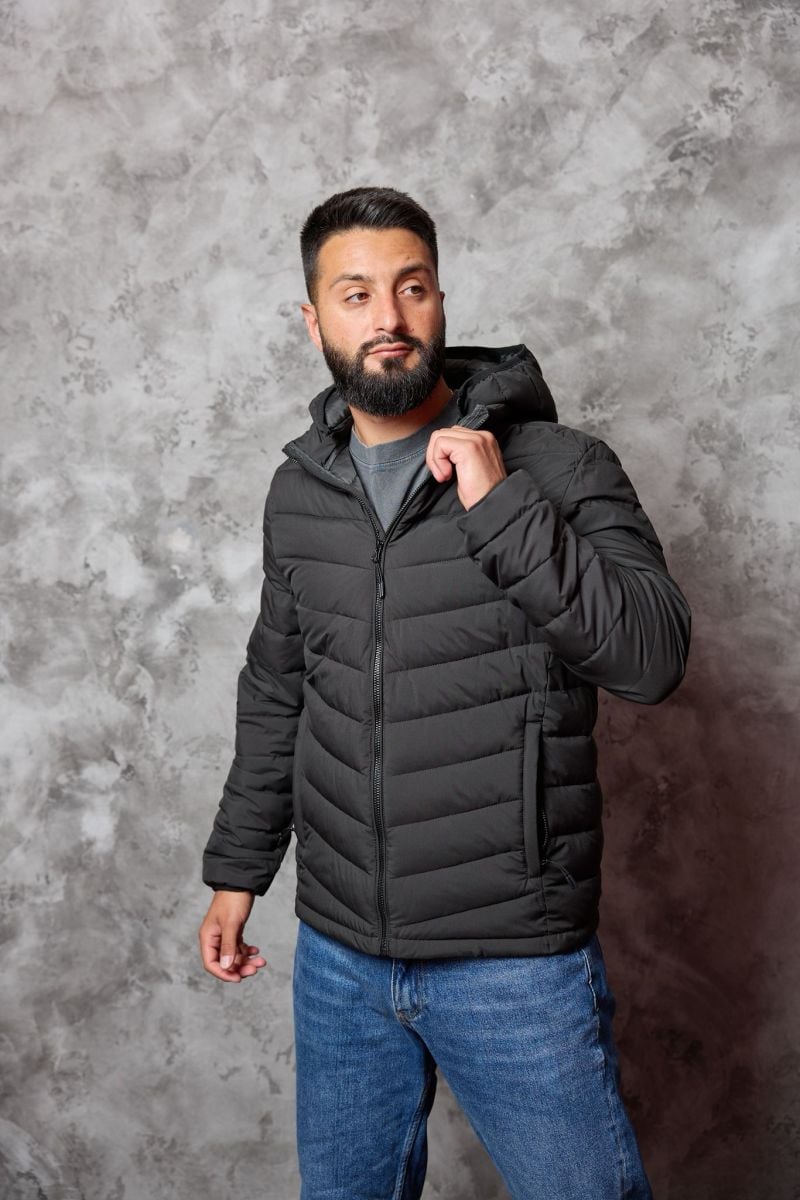 Geaca de toamna Engros pentru barbati, impermeabila, cu gluga detasabila