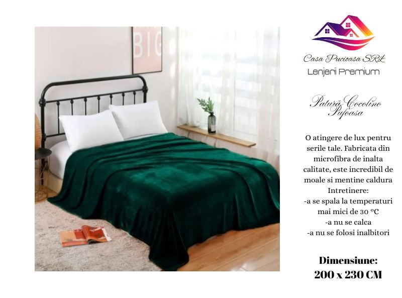 SERIE Paturi En-Gros, 5 CULORI DIFERITE, pentru Pat Dublu, 200x230cm, UNI