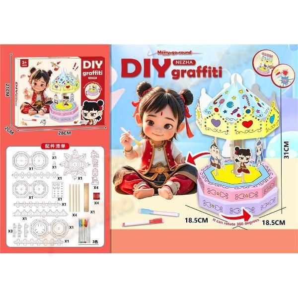 Set creativitate - construieste un carusel Engros