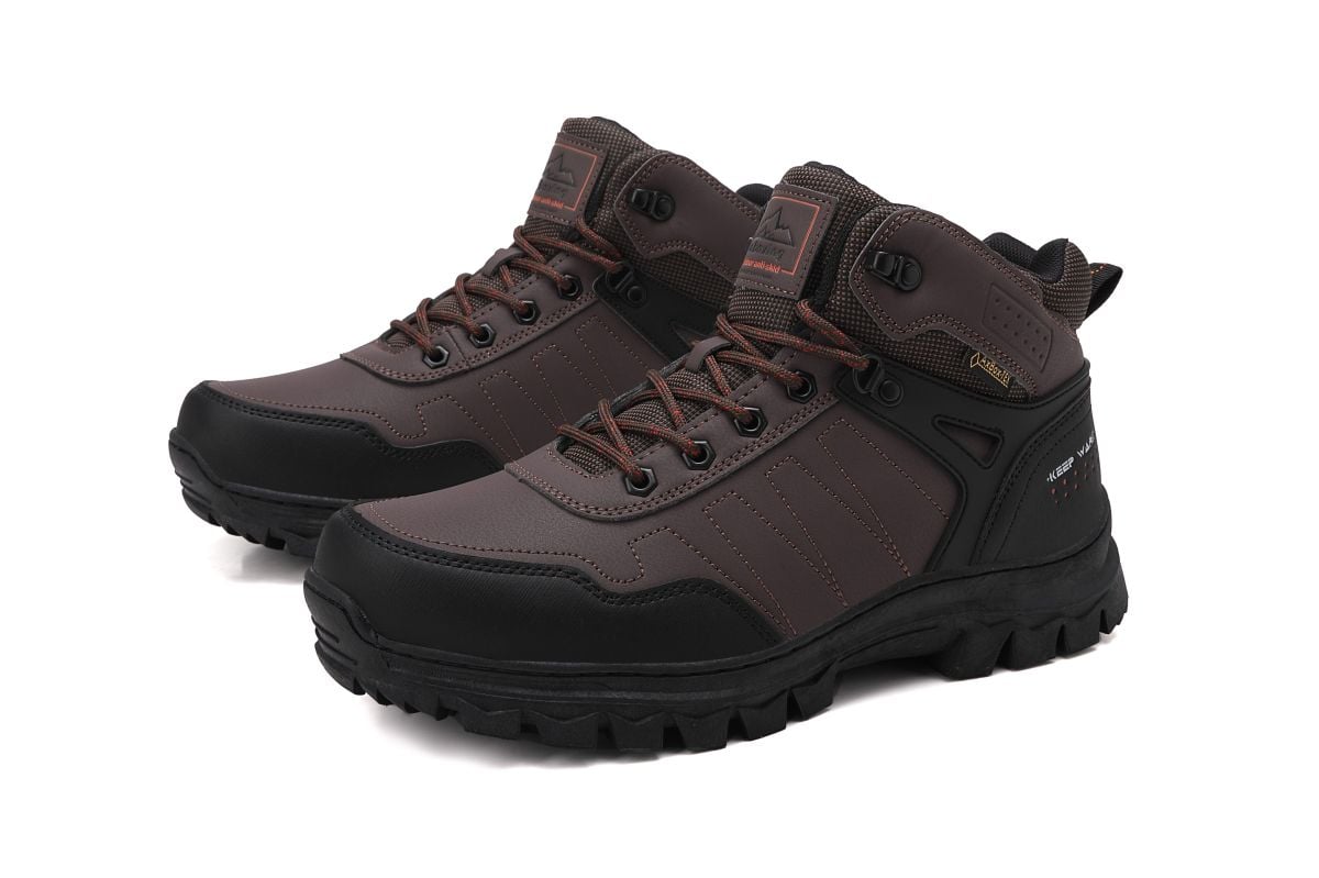 Bocanci Barbat, Imblaniti, Piele ecologica + Textil, Inchidere Siret, Engross, Marimi 40-45, 8 buc/bax