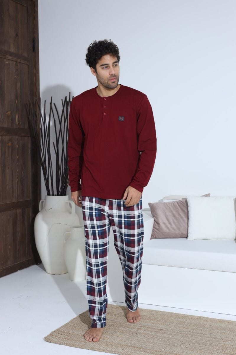 Pijama bărbați din bumbac 100%,engros
