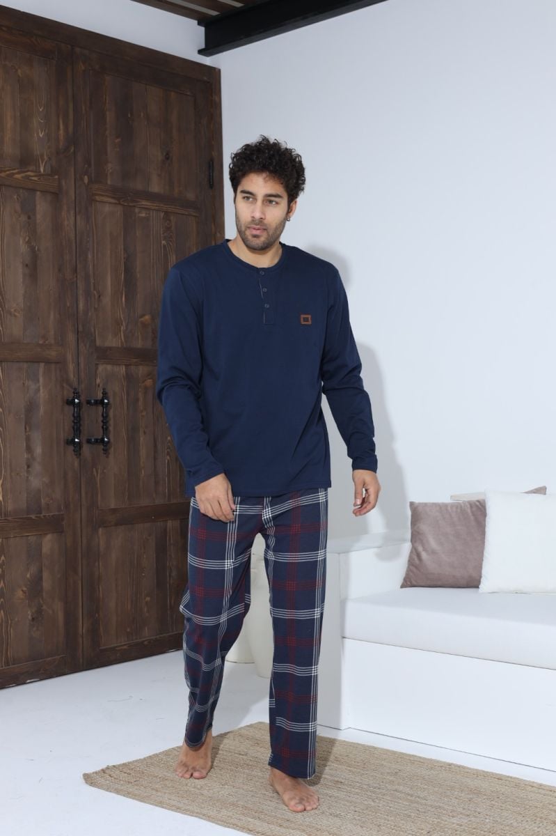 Pijama bărbați din bumbac 100%,engros