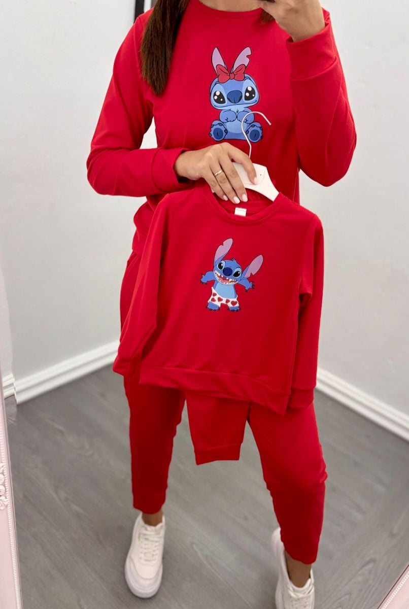 Set compleuri mama-copil Engros, 2 piese, cu model imprimat