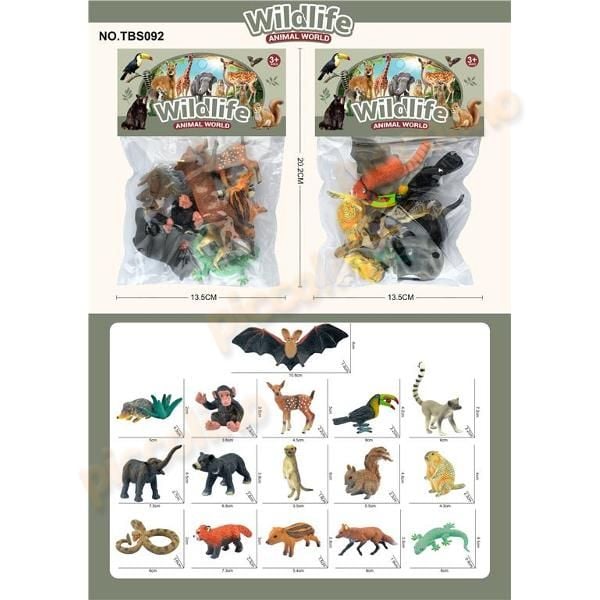 Set 8 figurine animale 736 Engros