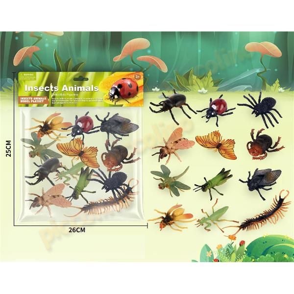 Set 12 figurine Insecte 746 Engros