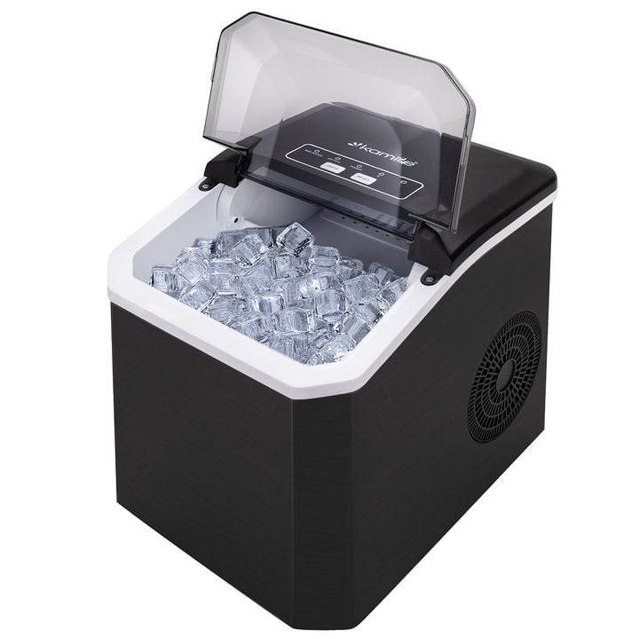 Aparat Compact de Facut Cuburi de Gheață Engros Kamille 110 W – Rezervor 1,8 L, Producție Rapidă