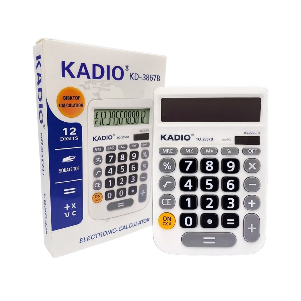 Calculator Electronic 15x10cm, Kadio KD-3867B 12 Cifre Engros