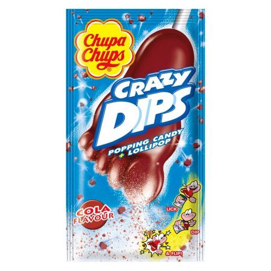 Acadele Chupa Chups, Crazy Dips cola, 14g Engros