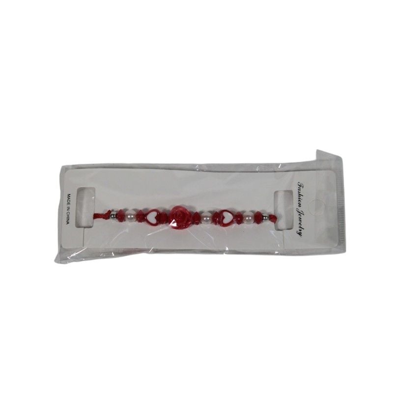 Bratara Engros snur subtire, cu trandafir, R02