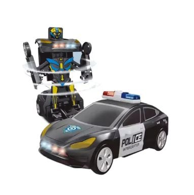 Mașină Robot Transformer 2 în 1 cu sunete distractive, lumini LED 6511110052819 Engros