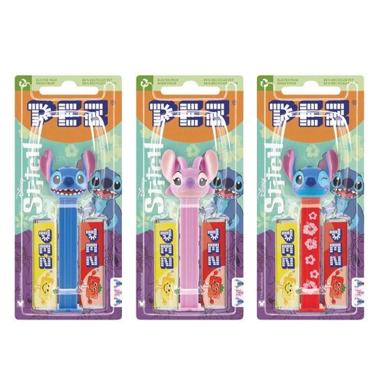 Drajeuri arome fructe, Pez Stich Blister + 2 rezerve, 17g Engros